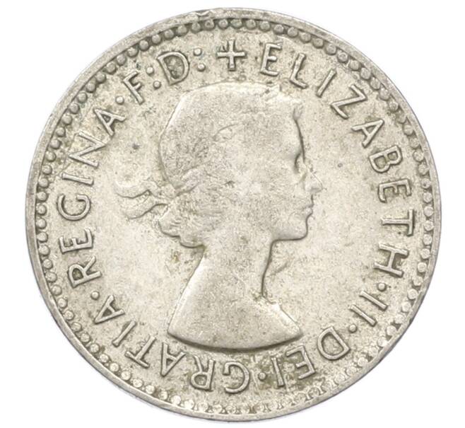 Монета 3 пенса 1957 года Австралия (Артикул: M2-81671) — Фото №2