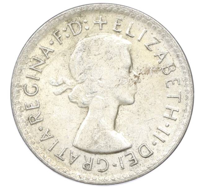 Монета 3 пенса 1961 года Австралия (Артикул: M2-81672) — Фото №2
