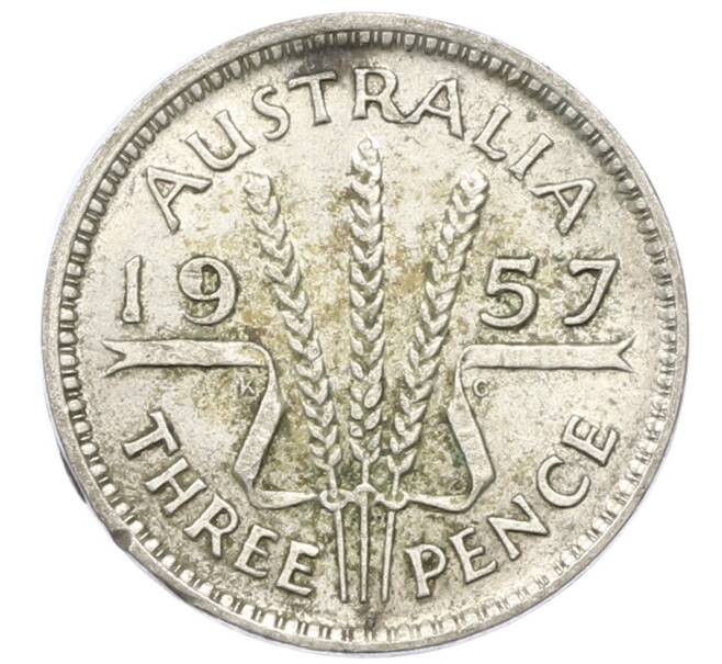 Монета 3 пенса 1957 года Австралия (Артикул: M2-81673) — Фото №1