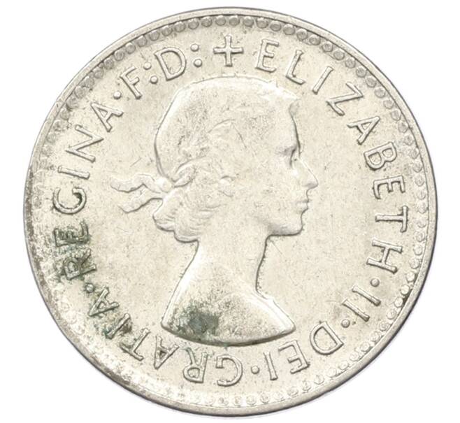 Монета 3 пенса 1960 года Австралия (Артикул: M2-81677) — Фото №2