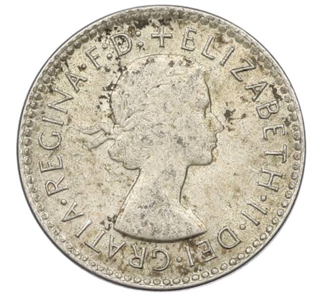 Монета 3 пенса 1958 года Австралия (Артикул: M2-81678) — Фото №2