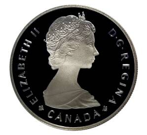 1 доллар 1985 года Канада — 100 лет Национальным паркам — Фото №2