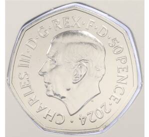 50 пенсов 2024 года Великобритания «Снеговик» (в буклете) — Фото №2