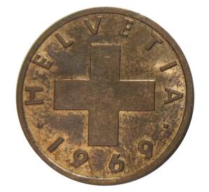 2 раппена 1969 года Швейцария — Фото №1