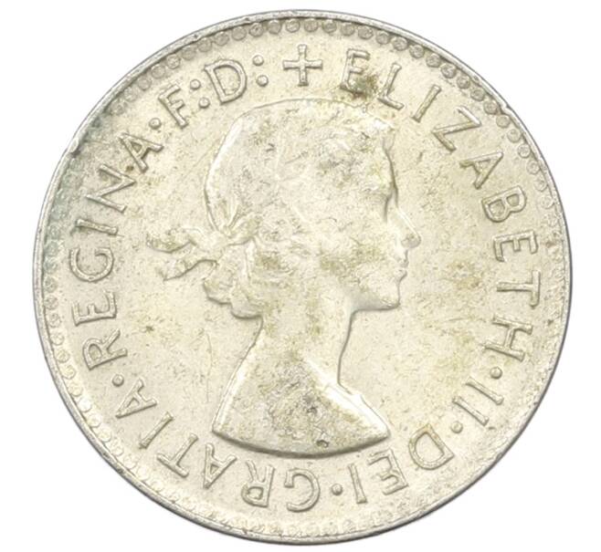 Монета 3 пенса 1963 года Австралия (Артикул: M2-81701) — Фото №2