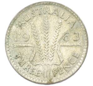 3 пенса 1963 года Австралия