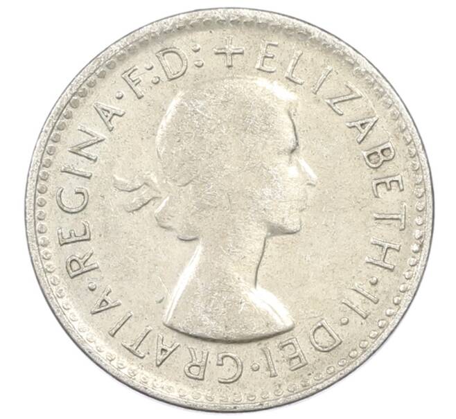 Монета 3 пенса 1961 года Австралия (Артикул: M2-81706) — Фото №2