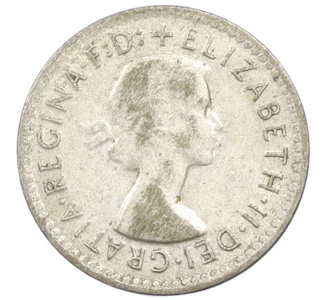 Монета 3 пенса 1959 года Австралия (Артикул: M2-81709) — Фото №2