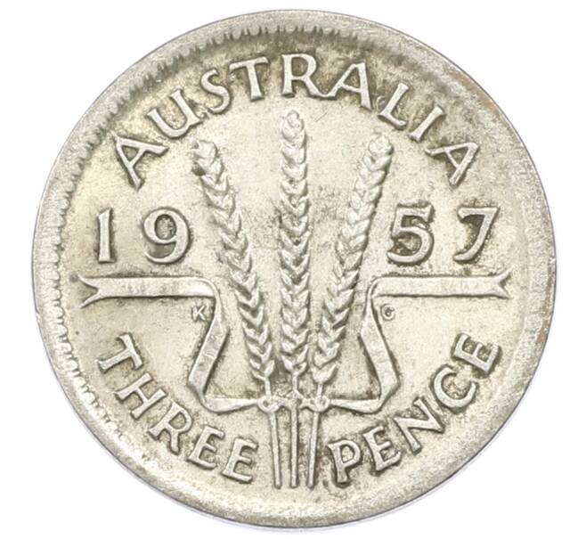 Монета 3 пенса 1957 года Австралия (Артикул: M2-81713) — Фото №1