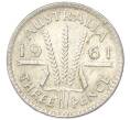Монета 3 пенса 1961 года Австралия (Артикул: M2-81714) — Фото №1