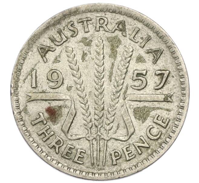 Монета 3 пенса 1957 года Австралия (Артикул: M2-81718) — Фото №1