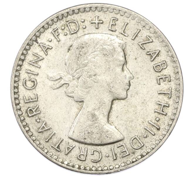 Монета 3 пенса 1956 года Австралия (Артикул: M2-81720) — Фото №2