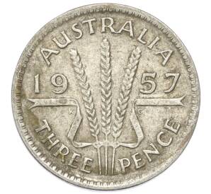 3 пенса 1957 года Австралия — Фото №1