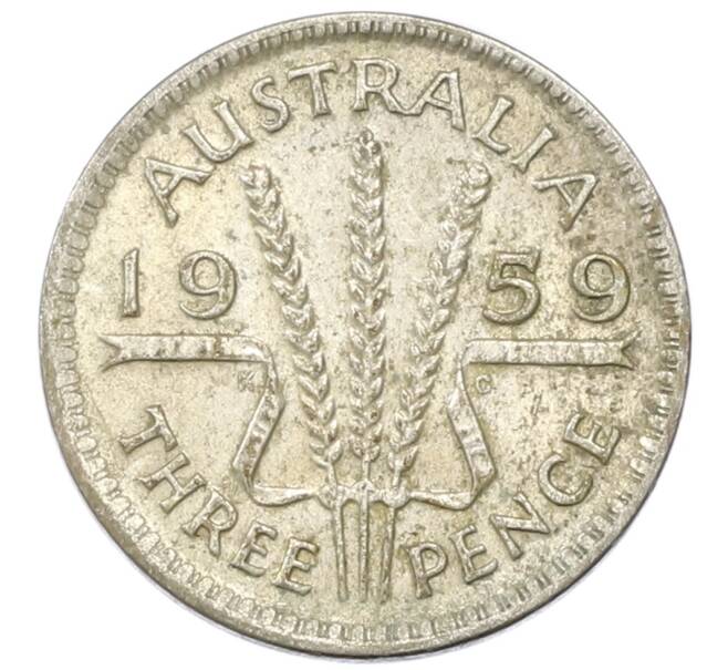 Монета 3 пенса 1959 года Австралия (Артикул: M2-81722) — Фото №1