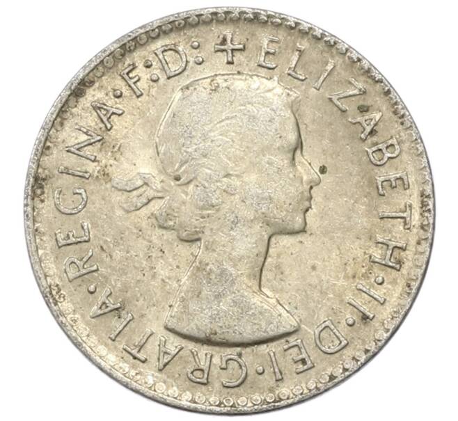 Монета 3 пенса 1963 года Австралия (Артикул: M2-81726) — Фото №2