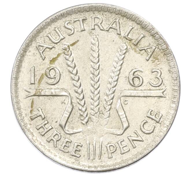 Монета 3 пенса 1963 года Австралия (Артикул: M2-81727) — Фото №1