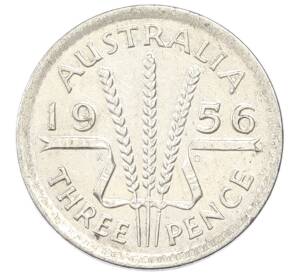 3 пенса 1956 года Австралия — Фото №1