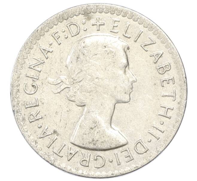 Монета 3 пенса 1956 года Австралия (Артикул: M2-81728) — Фото №2