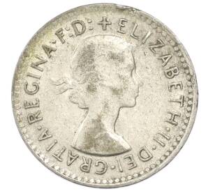 3 пенса 1956 года Австралия — Фото №2