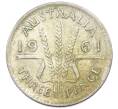 Монета 3 пенса 1961 года Австралия (Артикул: M2-81731) — Фото №1