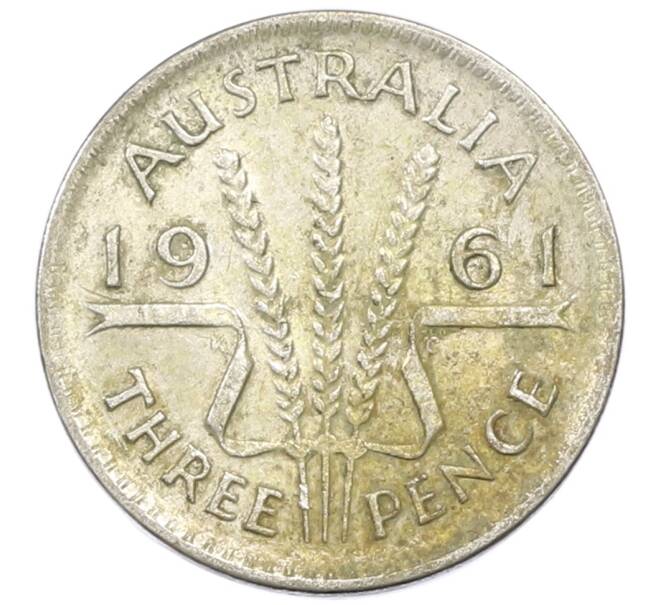 Монета 3 пенса 1961 года Австралия (Артикул: M2-81731) — Фото №1