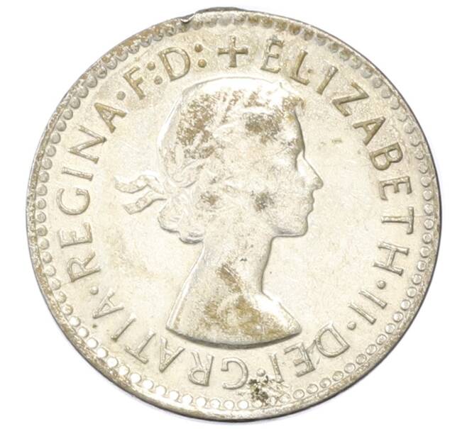 Монета 3 пенса 1958 года Австралия (Артикул: M2-81734) — Фото №2