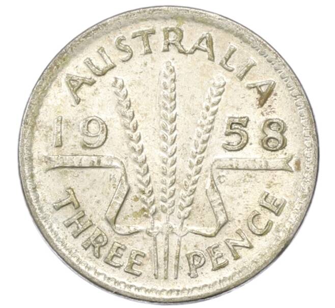 Монета 3 пенса 1958 года Австралия (Артикул: M2-81736) — Фото №1