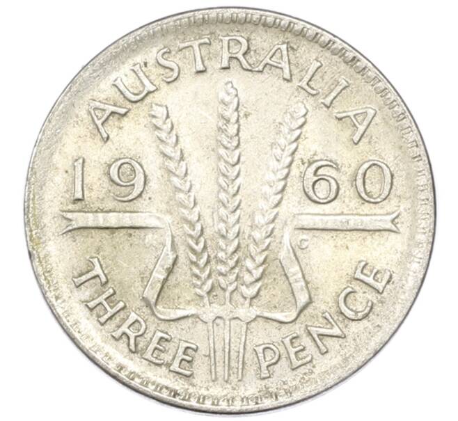 Монета 3 пенса 1960 года Австралия (Артикул: M2-81737) — Фото №1