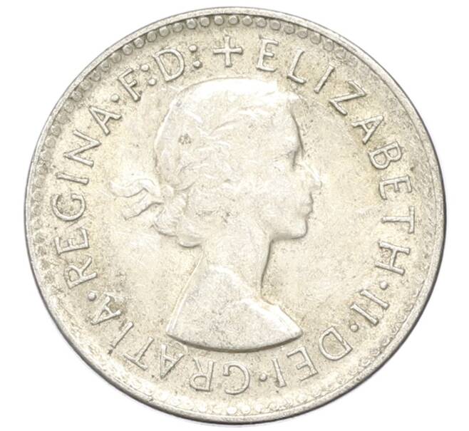 Монета 3 пенса 1960 года Австралия (Артикул: M2-81737) — Фото №2