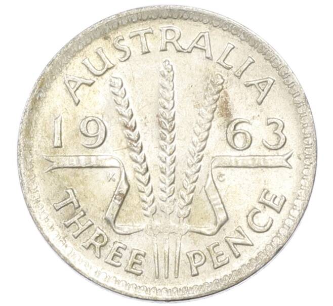 Монета 3 пенса 1963 года Австралия (Артикул: M2-81738) — Фото №1