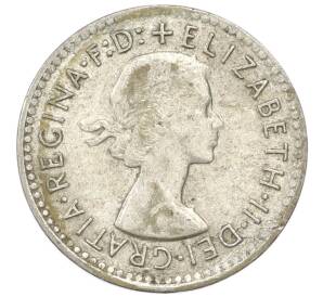 3 пенса 1956 года Австралия — Фото №2