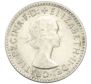 3 пенса 1958 года Австралия — Фото №2