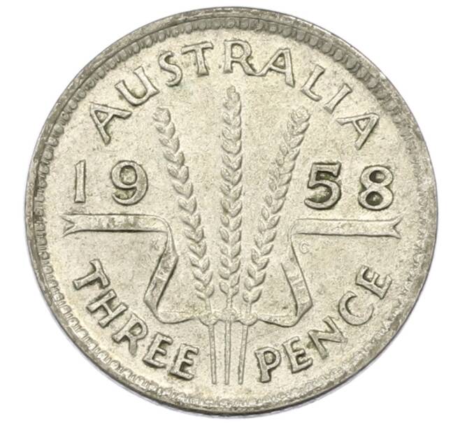 Монета 3 пенса 1958 года Австралия (Артикул: M2-81745) — Фото №1
