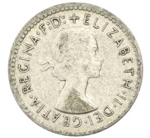 3 пенса 1958 года Австралия — Фото №2