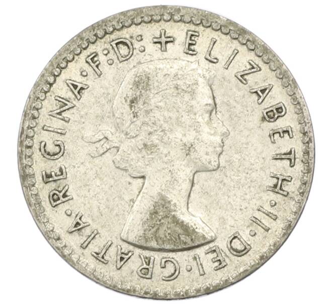 Монета 3 пенса 1958 года Австралия (Артикул: M2-81745) — Фото №2