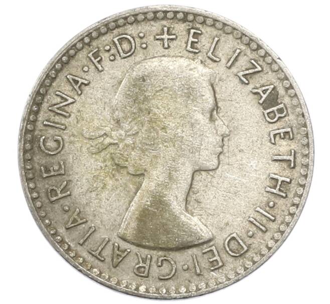 Монета 3 пенса 1955 года Австралия (Артикул: M2-81746) — Фото №2