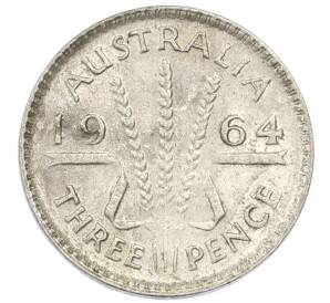 3 пенса 1964 года Австралия — Фото №1