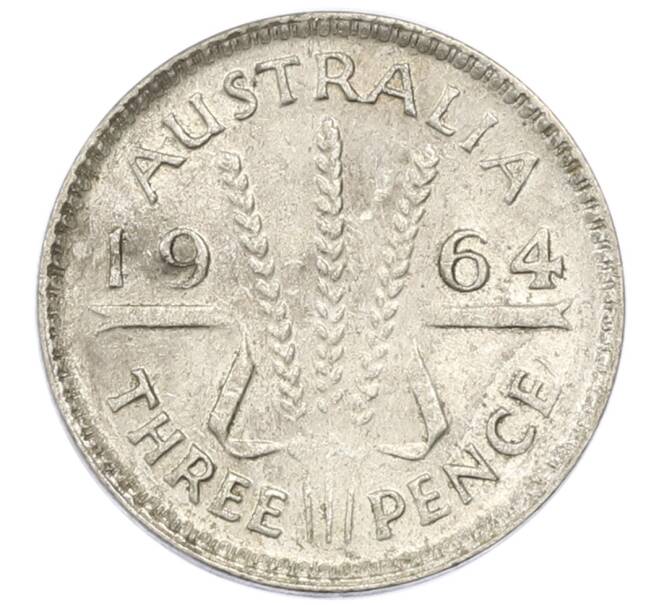 Монета 3 пенса 1964 года Австралия (Артикул: M2-81751) — Фото №1