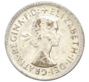 3 пенса 1960 года Австралия — Фото №2