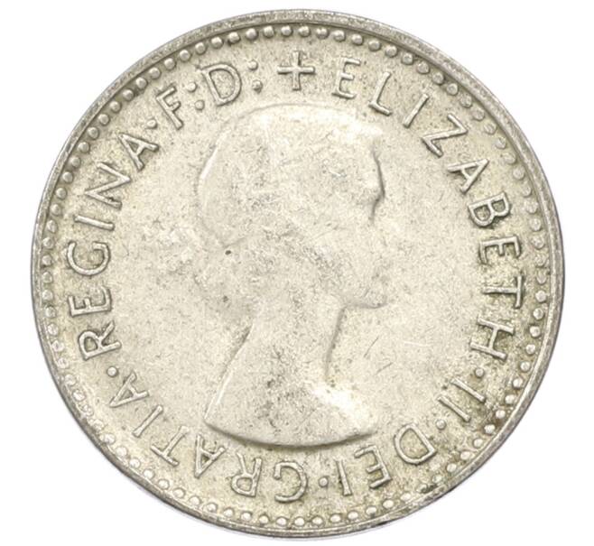 Монета 3 пенса 1960 года Австралия (Артикул: M2-81755) — Фото №2