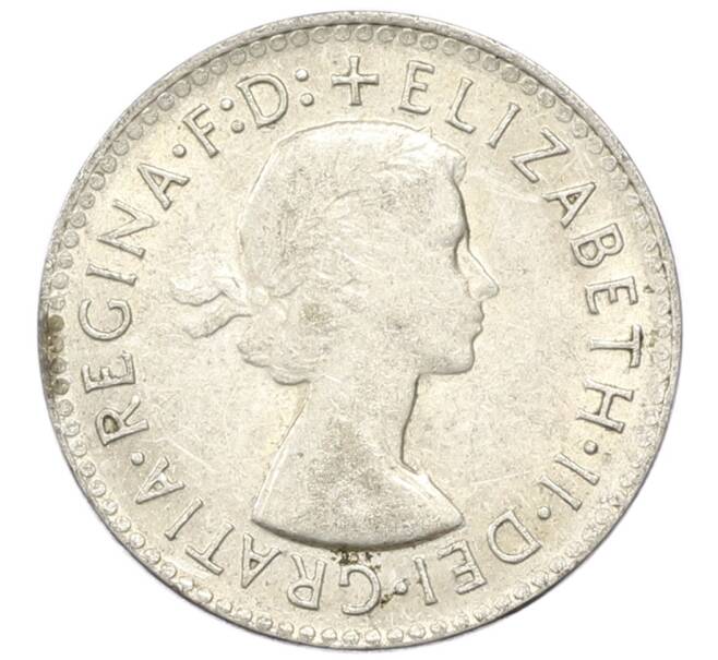 Монета 3 пенса 1963 года Австралия (Артикул: M2-81756) — Фото №2