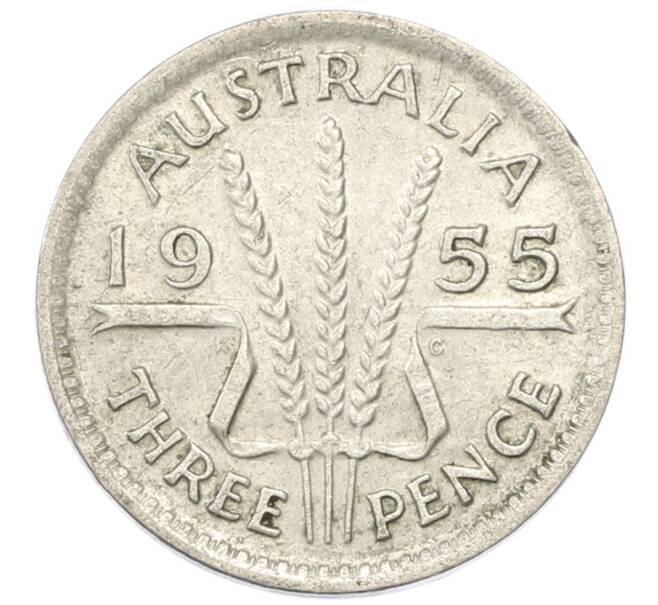 Монета 3 пенса 1955 года Австралия (Артикул: M2-81757) — Фото №1