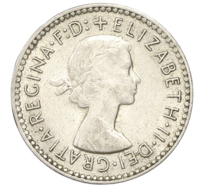 Монета 3 пенса 1957 года Австралия (Артикул: M2-81758) — Фото №2