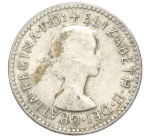 3 пенса 1957 года Австралия — Фото №2