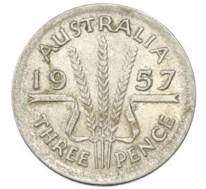 3 пенса 1957 года Австралия — Фото №1
