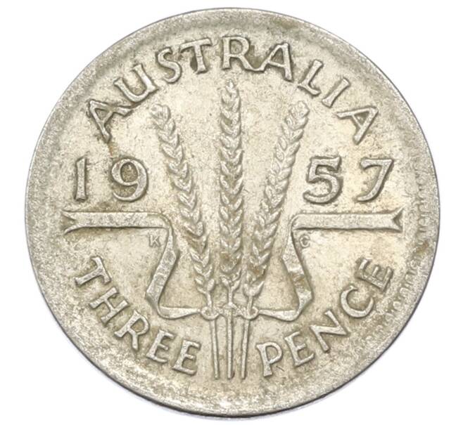 Монета 3 пенса 1957 года Австралия (Артикул: M2-81760) — Фото №1