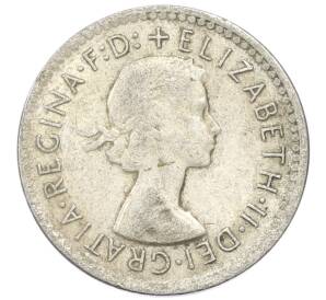 3 пенса 1957 года Австралия — Фото №2