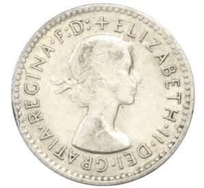 3 пенса 1957 года Австралия — Фото №2