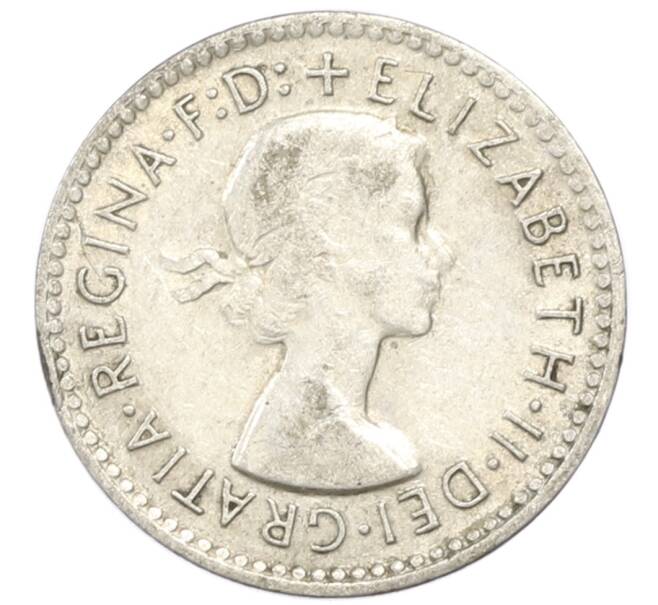Монета 3 пенса 1957 года Австралия (Артикул: M2-81761) — Фото №2