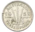 Монета 3 пенса 1959 года Австралия (Артикул: M2-81762) — Фото №1